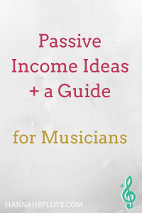 Describe the options and services for passive income.